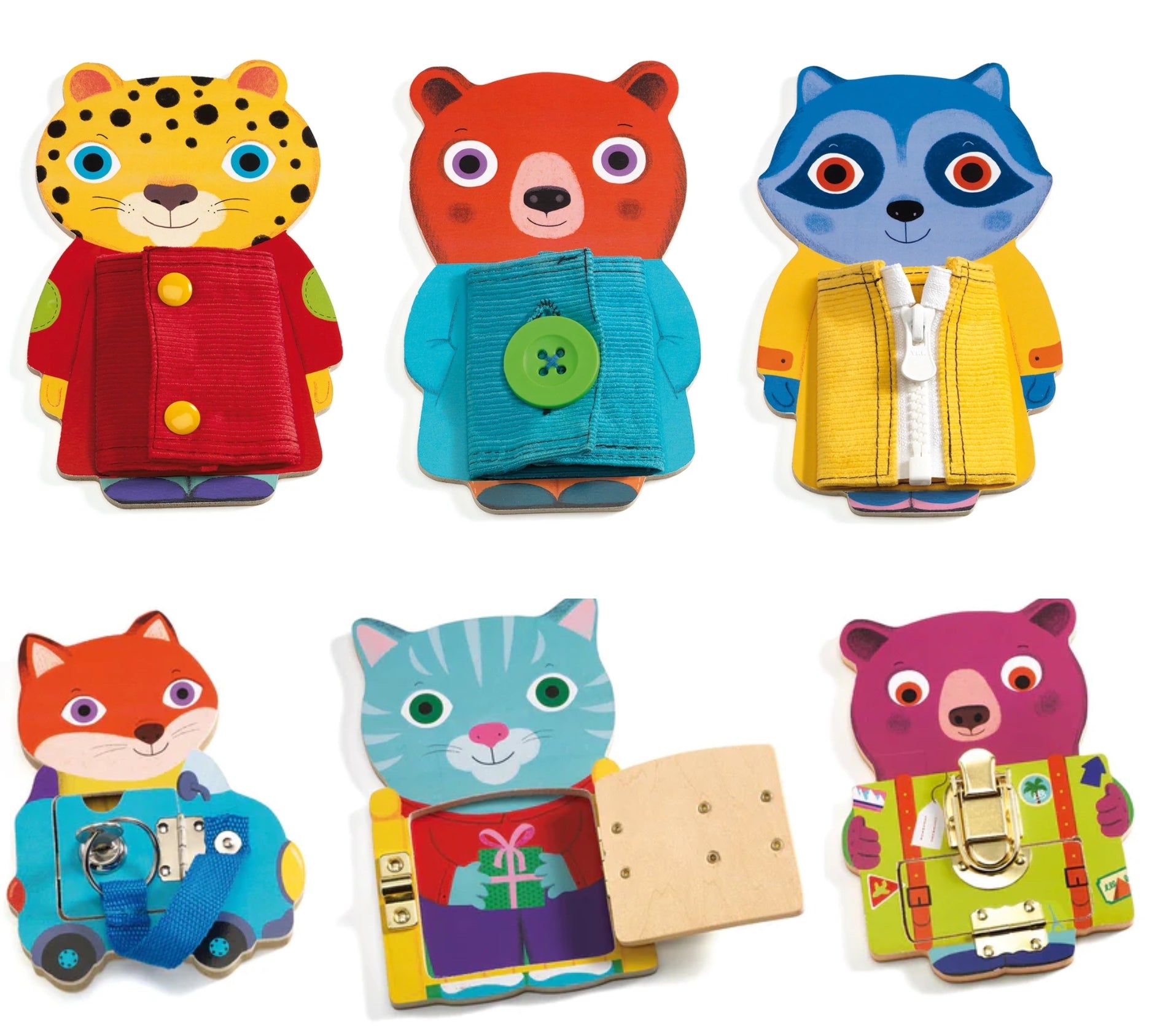 Buttoning & Zipping and Locking & Unlocking Skill Boards – The Reader's ...