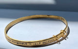 “Those who love each other” Gold Bracelet
