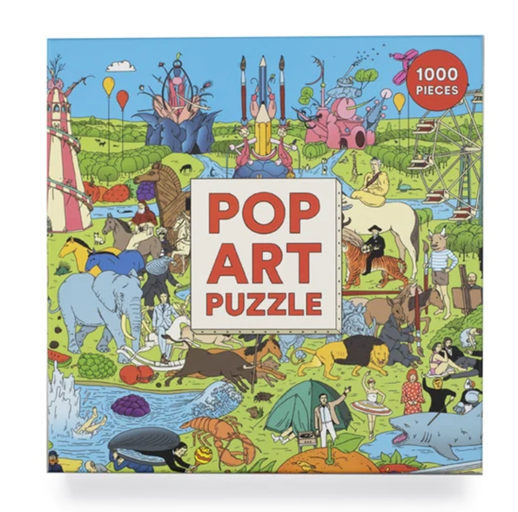 JOE AVERAGE 1000 Piece Jigsaw Puzzle – 1000PCS Puzzle Converts to Art Piece  – 1000 Piece Puzzles for Adults – Brilliant Jigsaw Puzzle Artwork in a