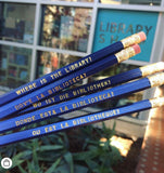 "WHERE IS THE LIBRARY?" Language Pencils