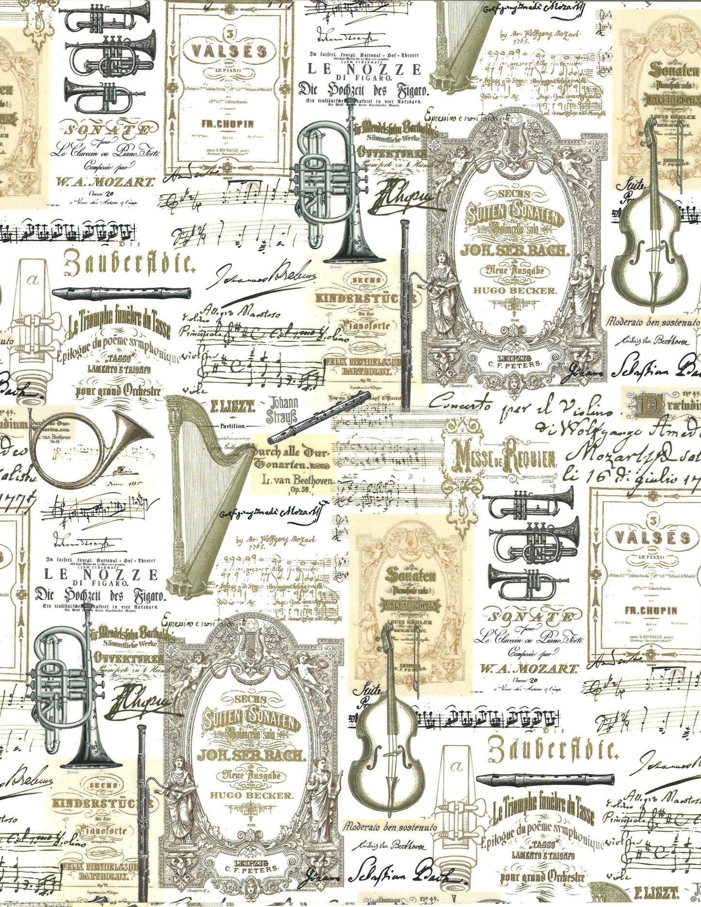 Classical Music Wrapping Paper