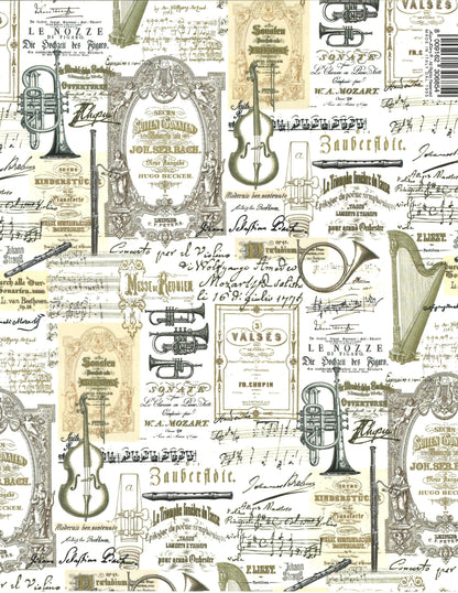 Classical Music Wrapping Paper