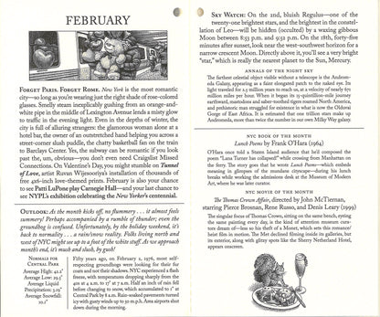 New York City Almanac and Planner, 2026