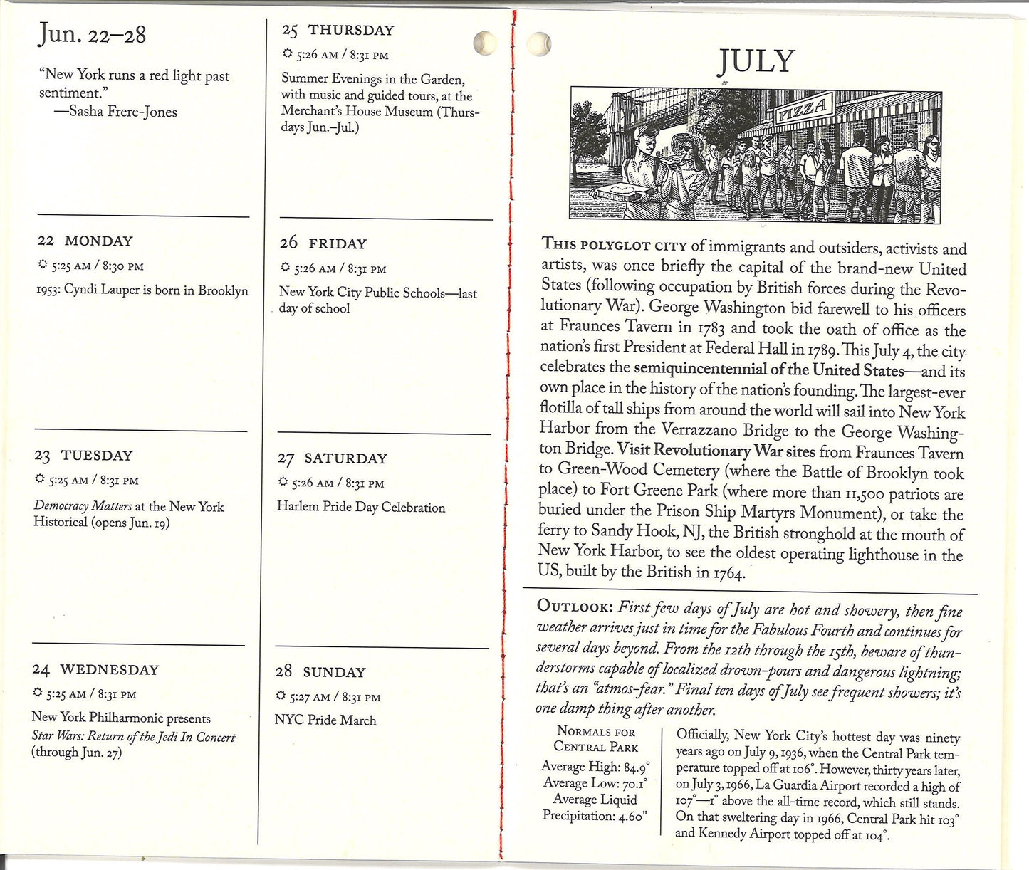 New York City Almanac and Planner, 2026