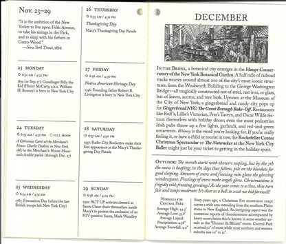 New York City Almanac and Planner, 2026