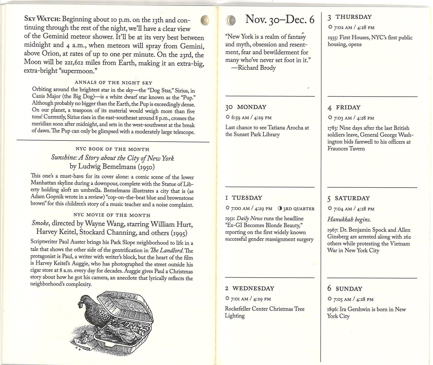 New York City Almanac and Planner, 2026