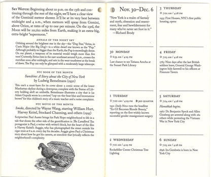 New York City Almanac and Planner, 2026