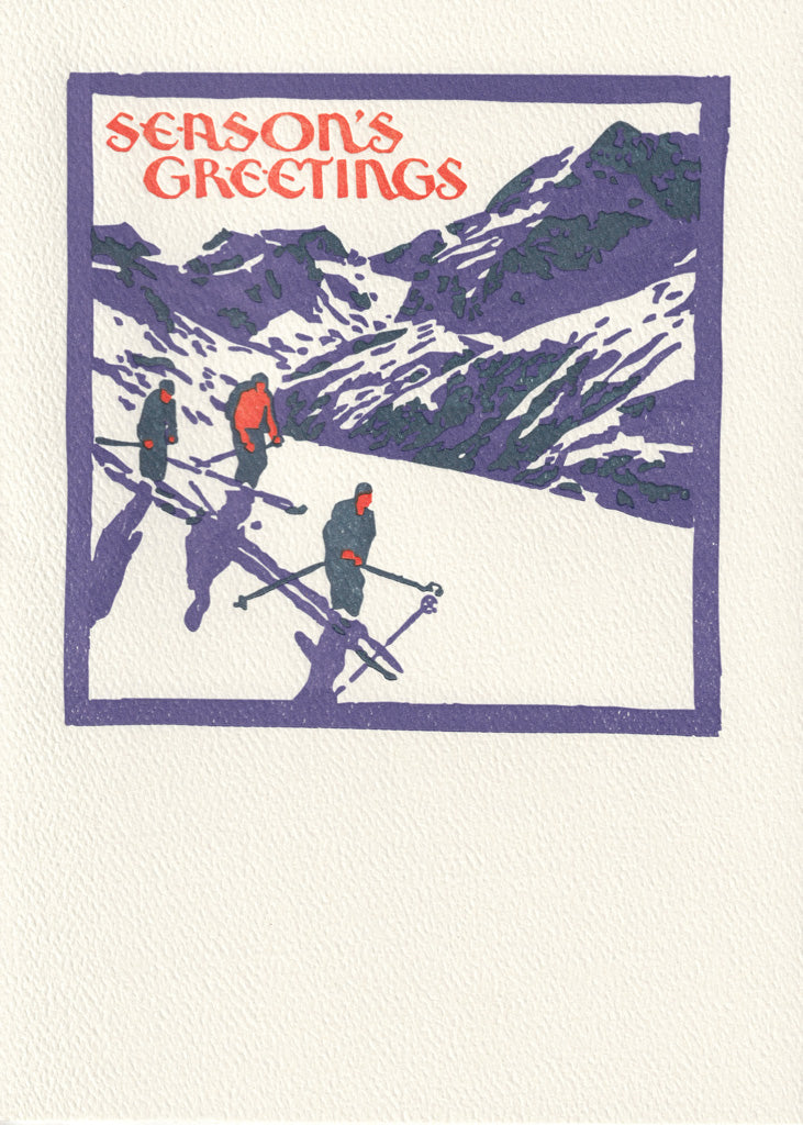 Mountain Skier Season’s Greetings