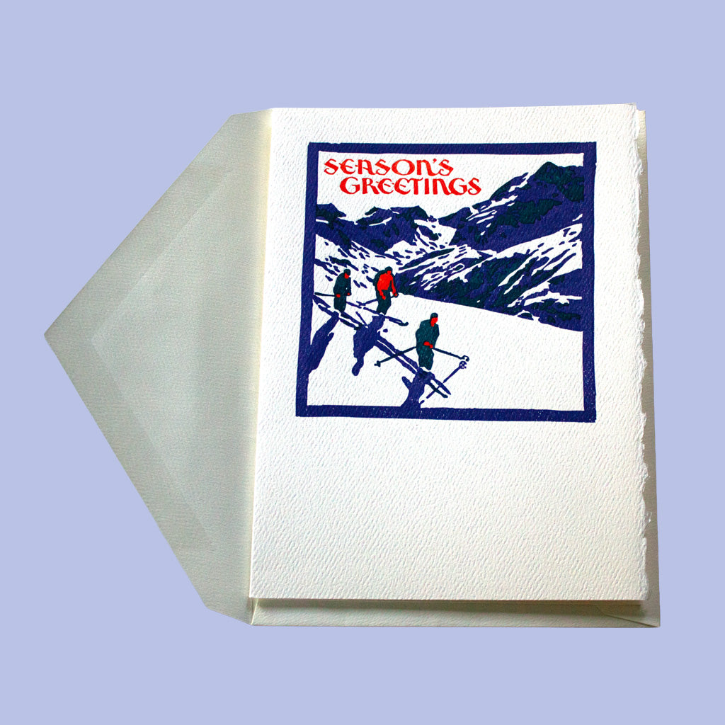 Mountain Skier Season’s Greetings