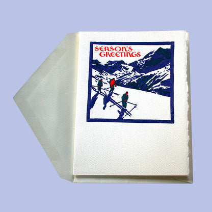 Mountain Skier Season’s Greetings