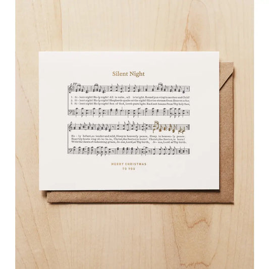 Silent Night Holiday Card