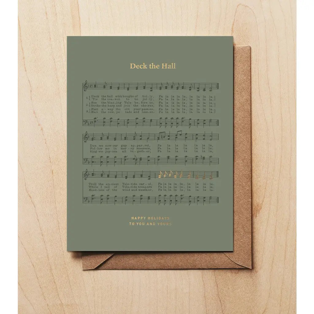 Deck the Hall Holiday Card
