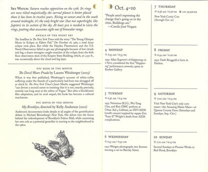 New York City Almanac and Planner, 2027