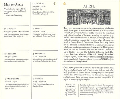New York City Almanac and Planner, 2027