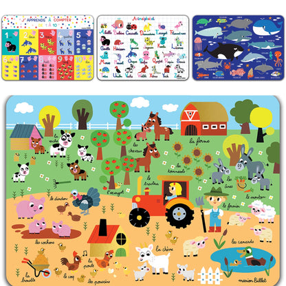 Learn About France Placemat Sets
