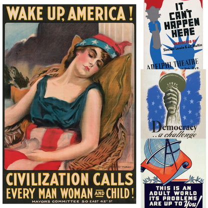 Wake Up, America! Postcard Set
