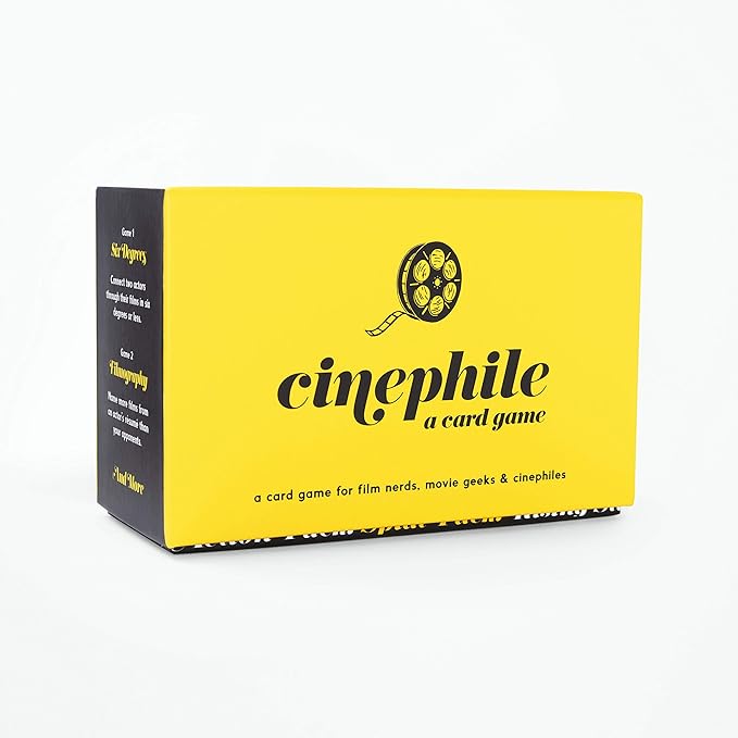 Cinephile: a card game for film nerds, movie geeks, and cinephiles