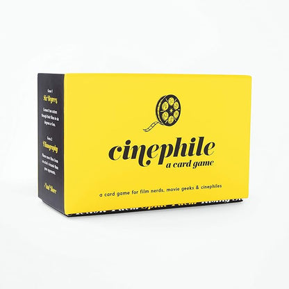 Cinephile: a card game for film nerds, movie geeks, and cinephiles