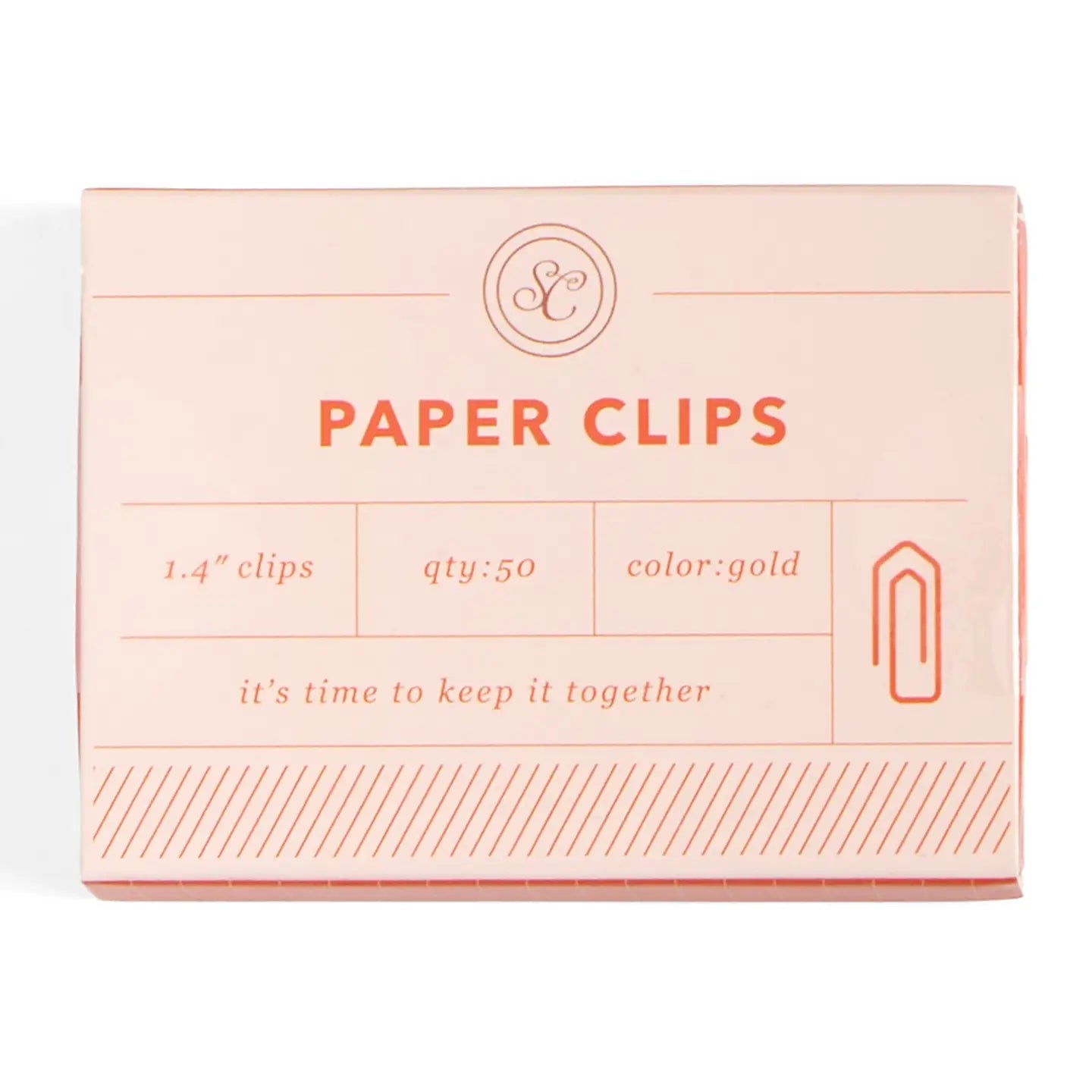 Stylish Gold Paperclips