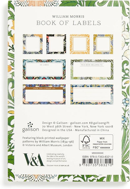 William Morris Book of Labels