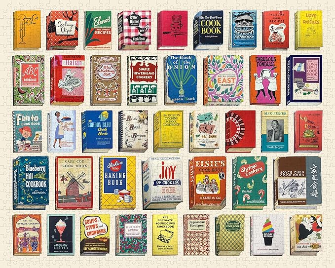 Classic Cookbook Covers: 1,000-Piece Puzzle