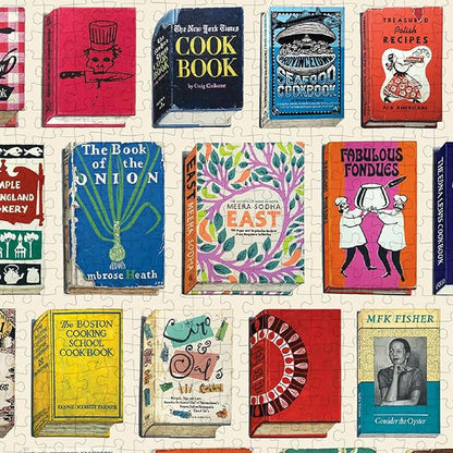 Classic Cookbook Covers: 1,000-Piece Puzzle