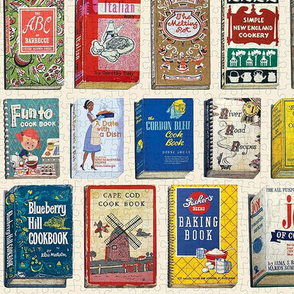 Classic Cookbook Covers: 1,000-Piece Puzzle