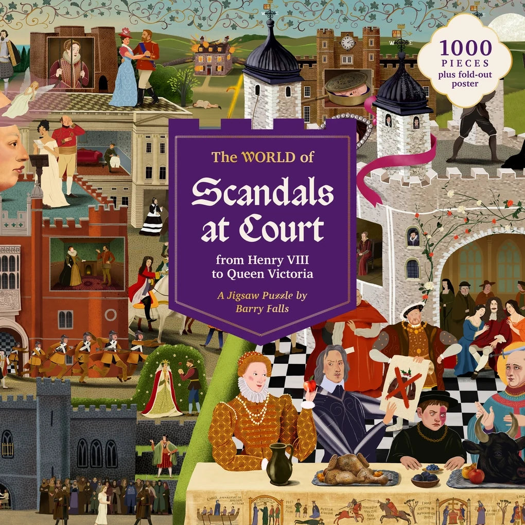 The World of Scandals at Court: 1,000 Piece Puzzle
