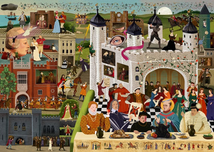 The World of Scandals at Court: 1,000 Piece Puzzle