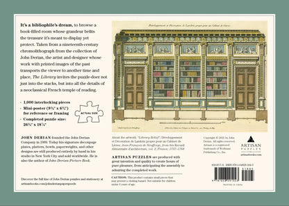 John Derian The Library: 1,000-Piece Puzzle