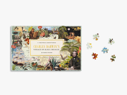 Charles Darwin’s Voyage on H.M.S. Beagle: 1000-Piece Jigsaw Puzzle