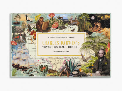 Charles Darwin’s Voyage on H.M.S. Beagle: 1000-Piece Jigsaw Puzzle