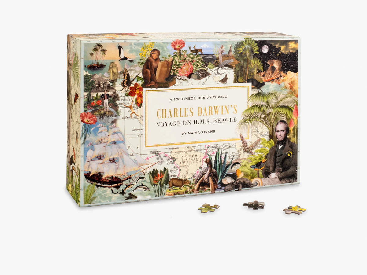 Charles Darwin’s Voyage on H.M.S. Beagle: 1000-Piece Jigsaw Puzzle