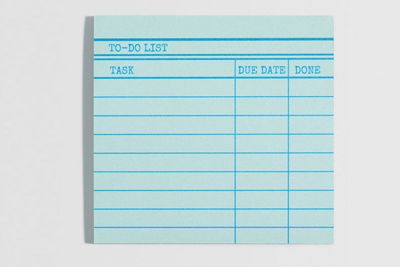 Library Card Post-It ® Notes