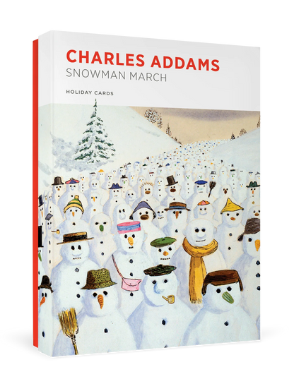 Uncle Fester Snowman March Holiday Cards