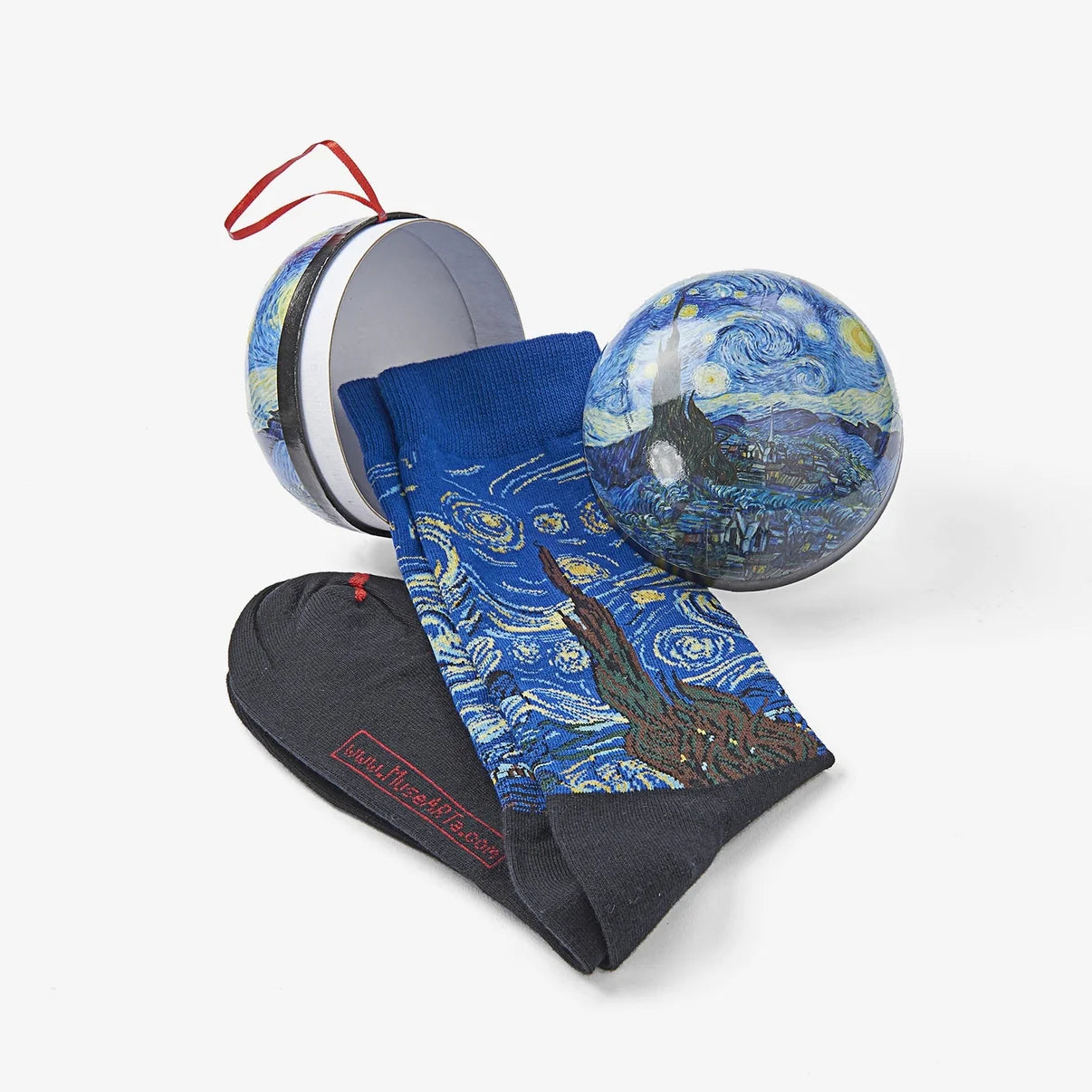 Vincent van Gogh Starry Night Socks Gift Ball