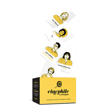 Cinephile: a card game for film nerds, movie geeks, and cinephiles