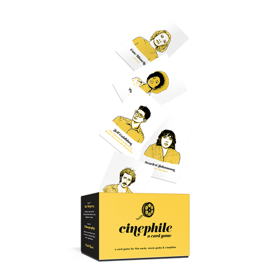 Cinephile: a card game for film nerds, movie geeks, and cinephiles