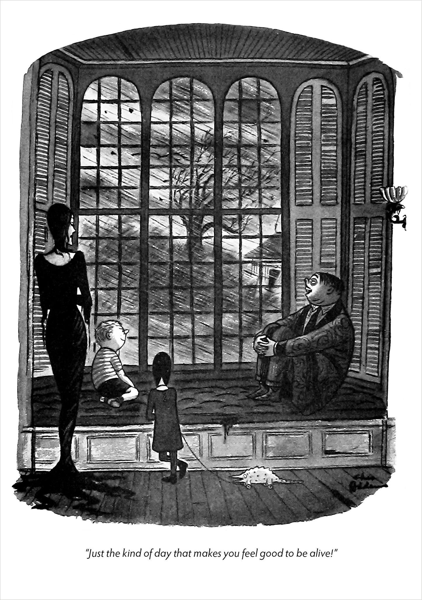 Charles Addams “Good to be Alive” Birthday Card Set