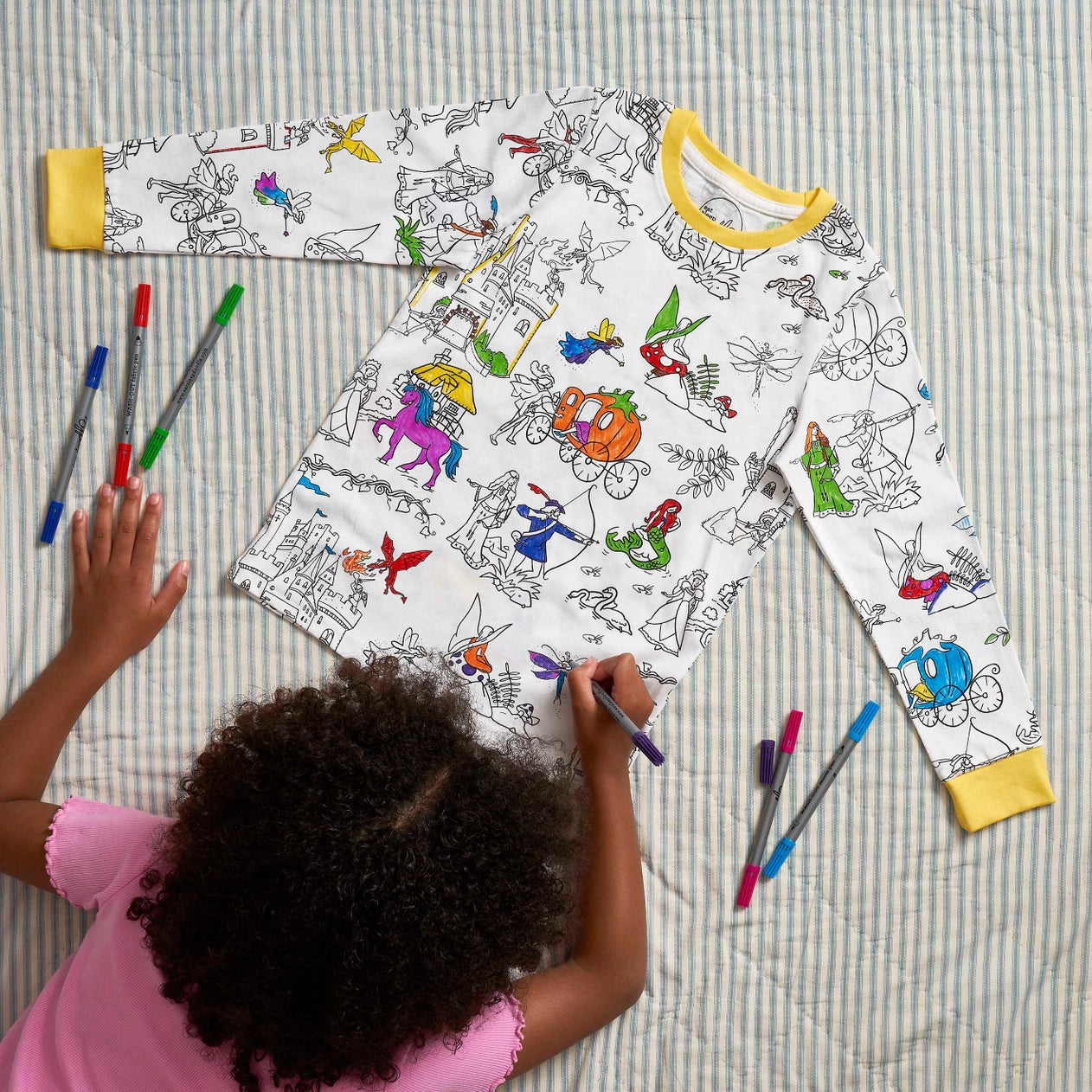 Fairytales and Legends Color-In Pajama Set