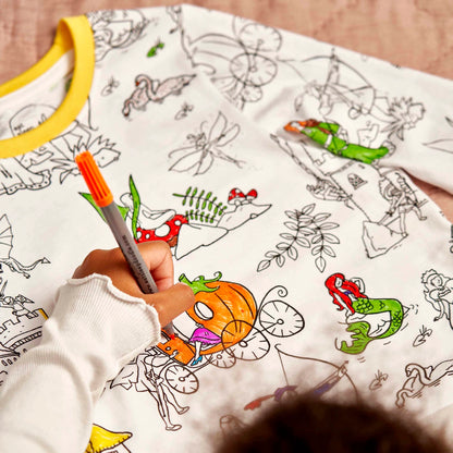 Fairytales and Legends Color-In Pajama Set
