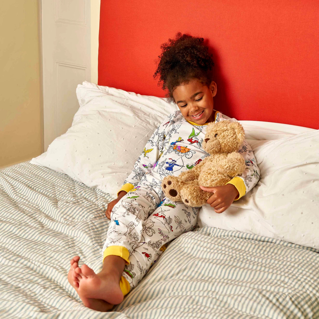 Fairytales and Legends Color-In Pajama Set