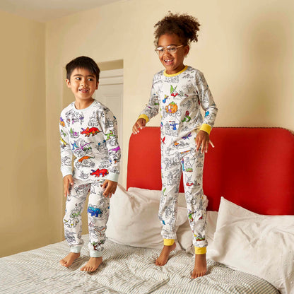 Fairytales and Legends Color-In Pajama Set