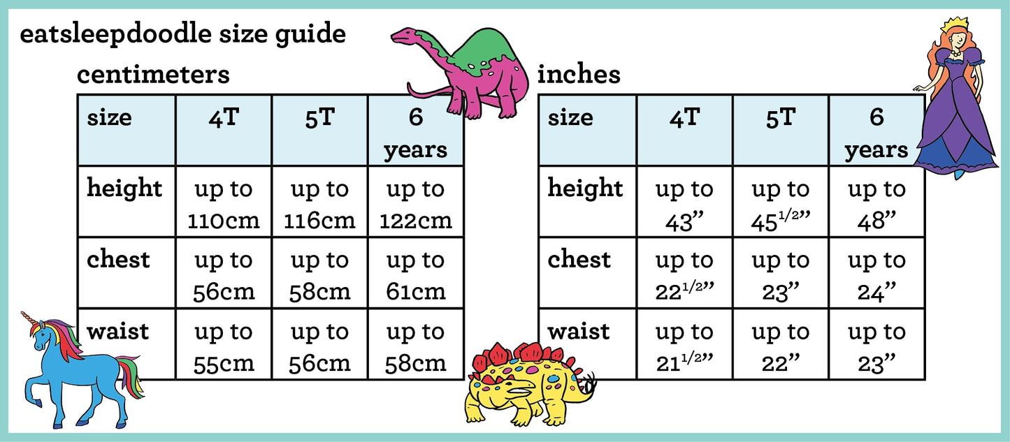 Fairytales and Legends Color-In Pajama Set