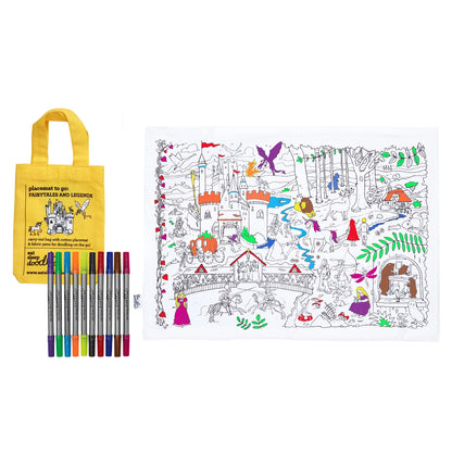 Fairytales and Legends Color-In Placemat