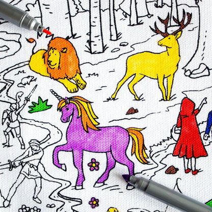 Fairytales and Legends Color-In Placemat