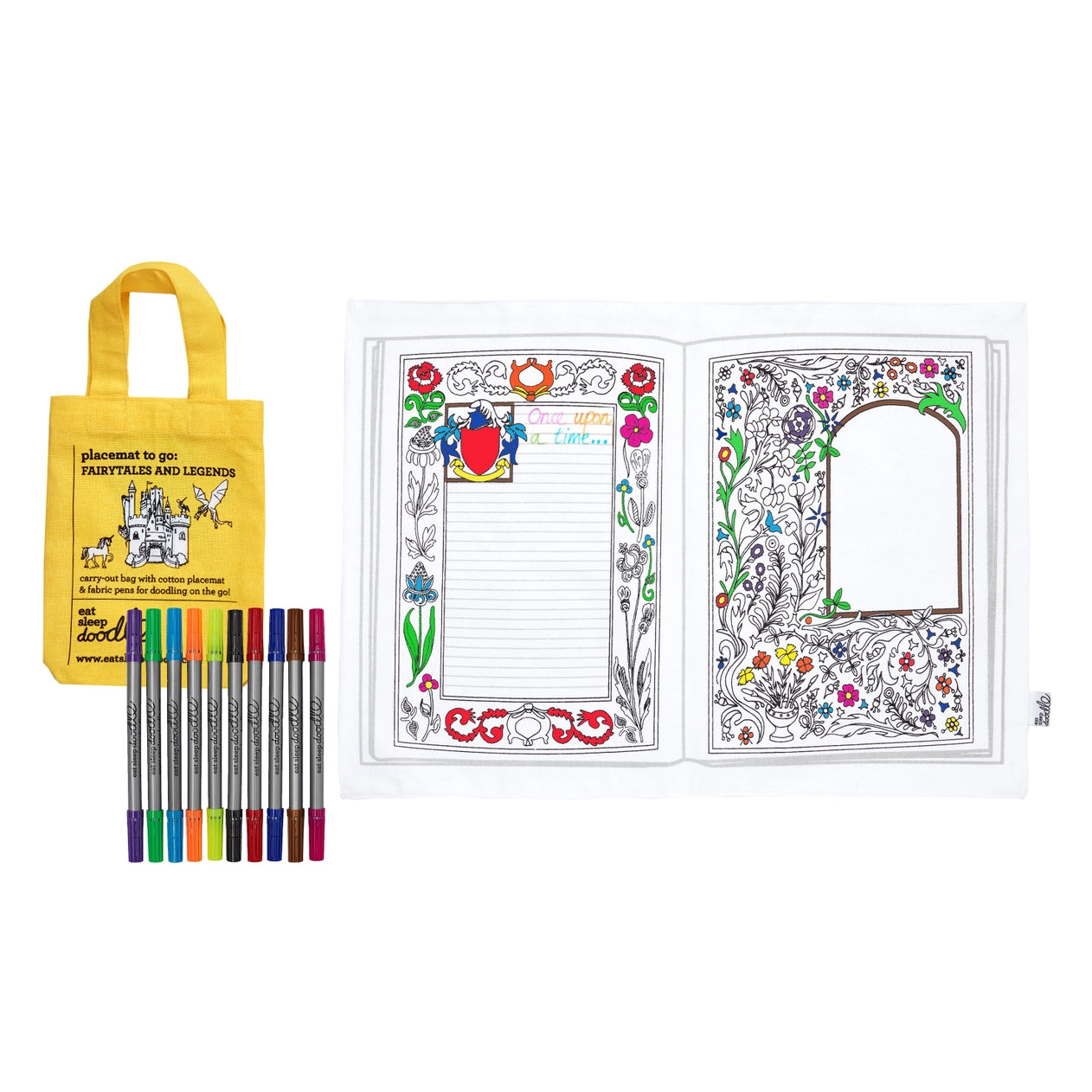 Fairytales and Legends Color-In Placemat