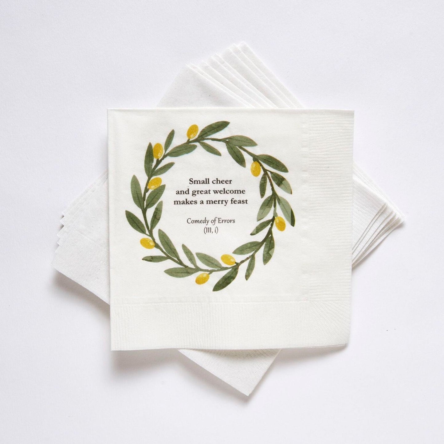 Shakespeare Cocktail Napkins