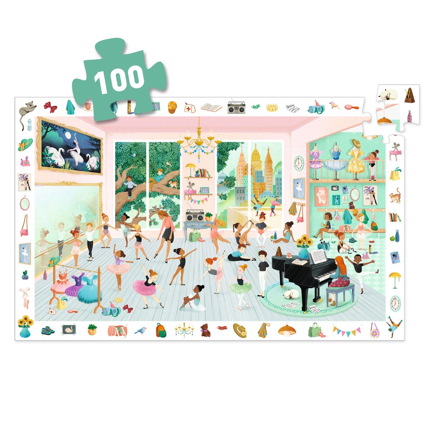 The Dance School: 100-Piece Puzzle