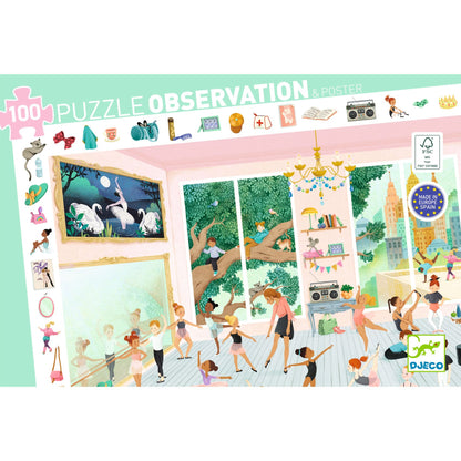 The Dance School: 100-Piece Puzzle